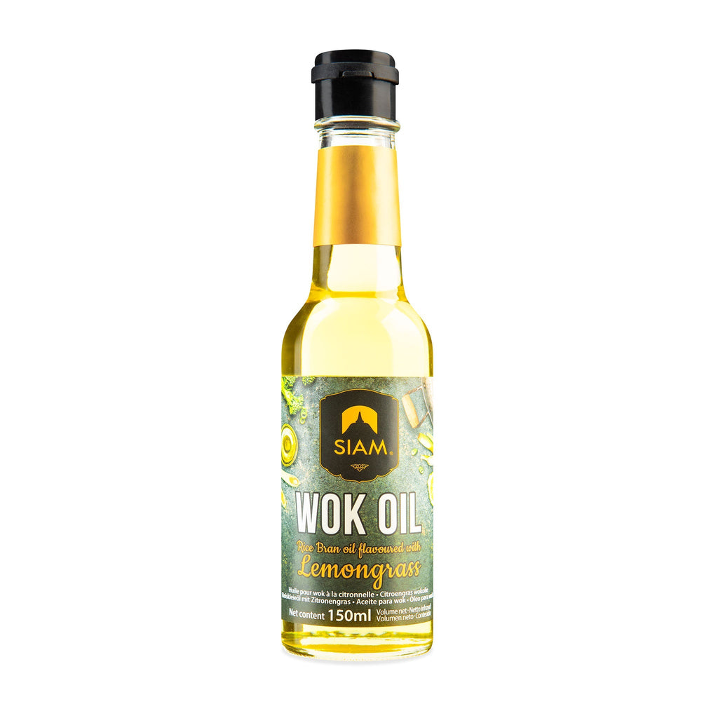 Wok oil with Lemongrass 150ml - deSIAMCuisine (Thailand) Co Ltd